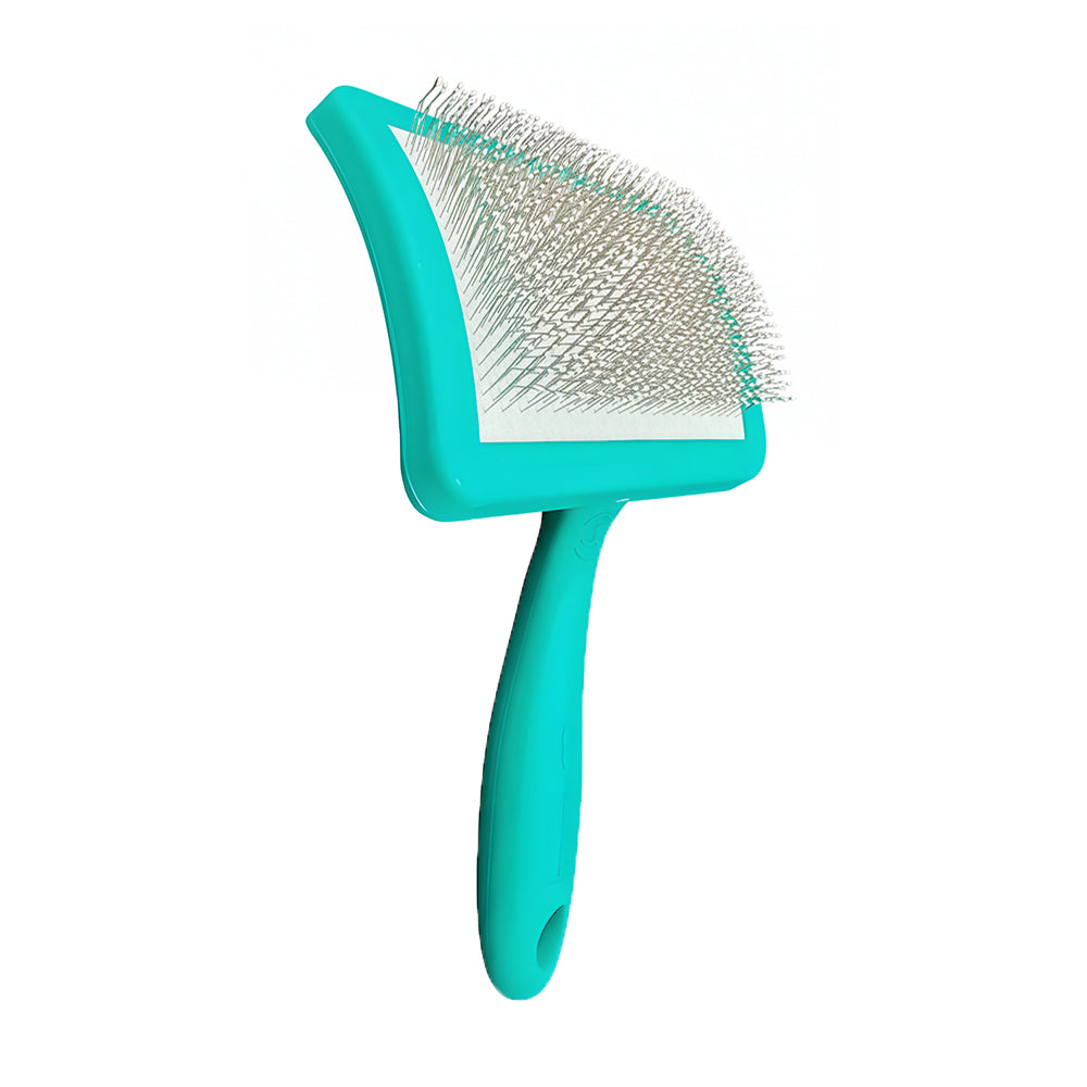 Rasqueadeira Curva C/Bolinha Grande Azul Propetz