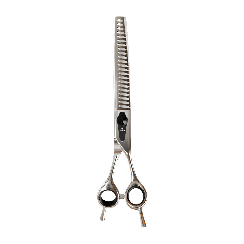 Kit 7 Tesouras Para Tosa Chrome Premium Propetz 7,5” + Estojo 4 Tesouras