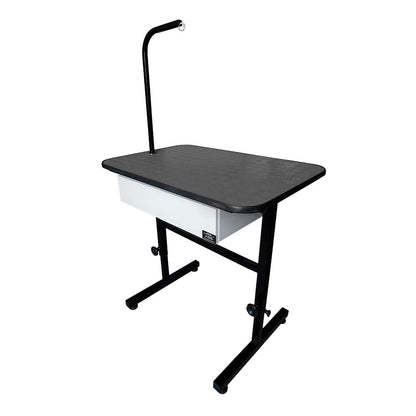 Mesa De Tosa Com Regulagem De Altura, Gavetas E Girafa 90X60 Preto - Plenitude