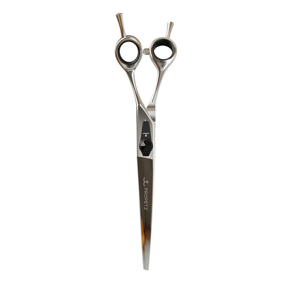 Kit 4 Tesouras Para Tosa Chrome Premium Propetz 7.5" + Estojo 4 Tesouras