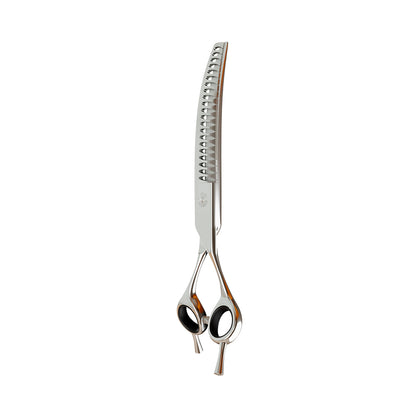 Tesoura Para Tosa Profissional Tubarão Curva Chrome 440c 7” Premium – Propetz