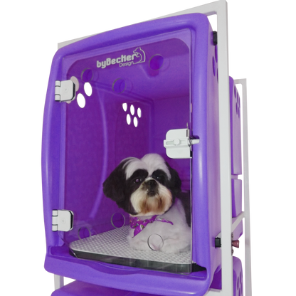 Canil Rotomoldado Pequeno Bybecker - Roxo (Modulo)