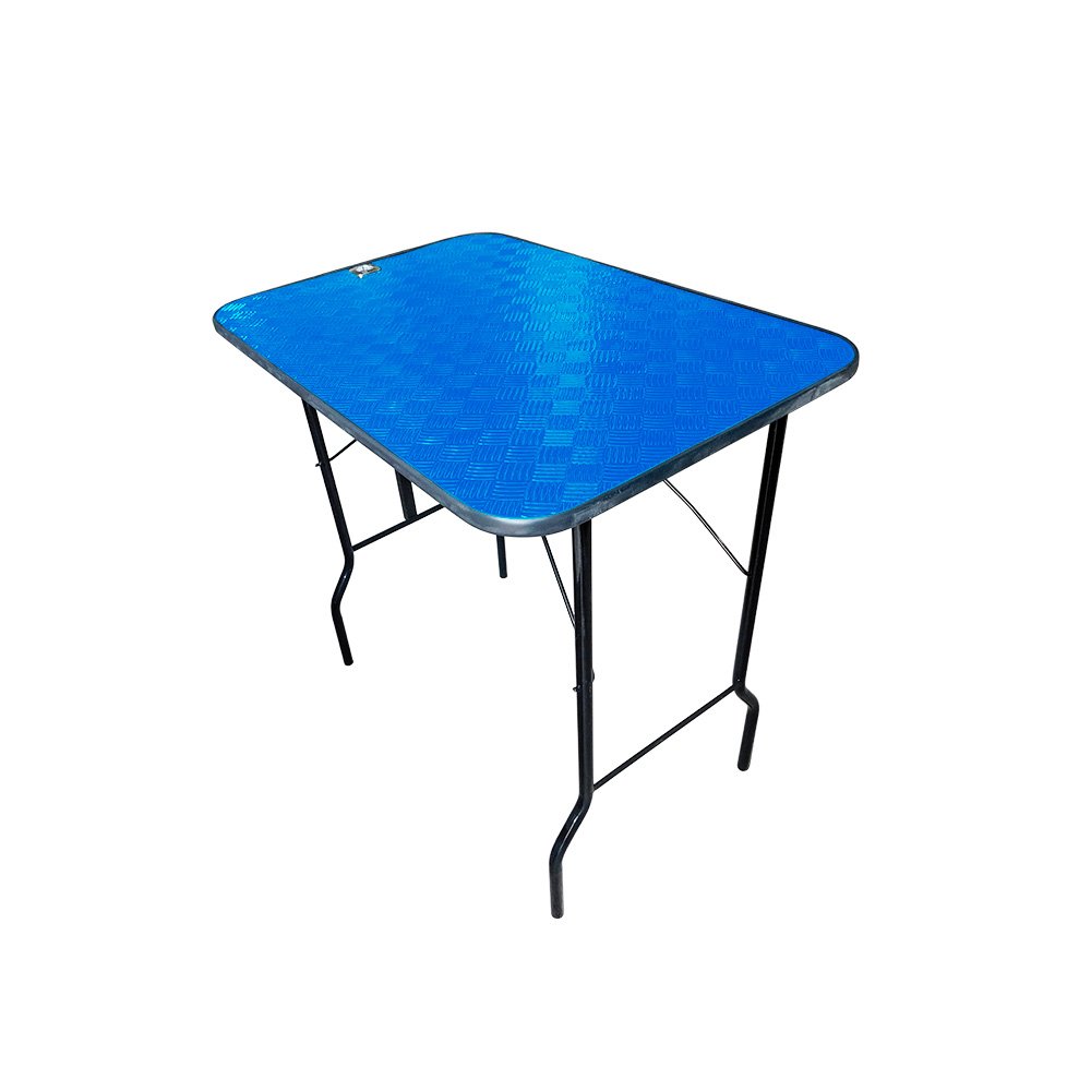 Mesa De Tosa Dobrável 90X60 Azul - Plenitude