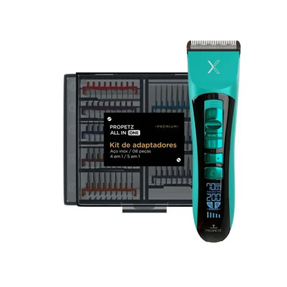 Máquina De Tosar PRO X Com Kit De Adaptadores All In One Propetz