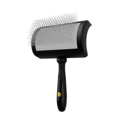 Rasqueadeira Média Curva De Pinos Longos E Macios Premium Propetz