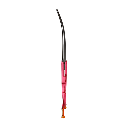 Tesoura Curva 7 Alumínio Propetz Akemi - Rosa