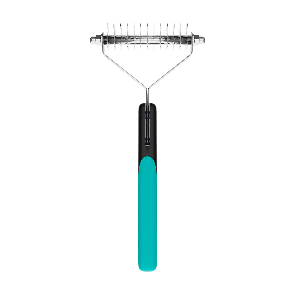 Rake Subpelo 13 Dentes Pelos Longos Azul Propetz