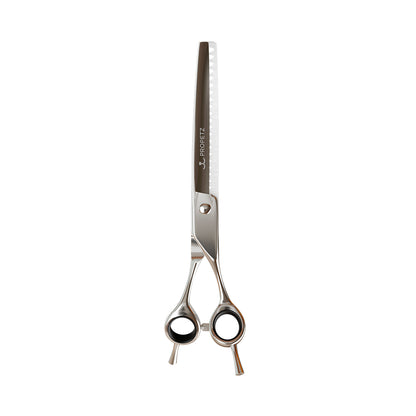 Tesoura Para Tosa Profissional Tubarão Curva Chrome 440c 7” Premium – Propetz