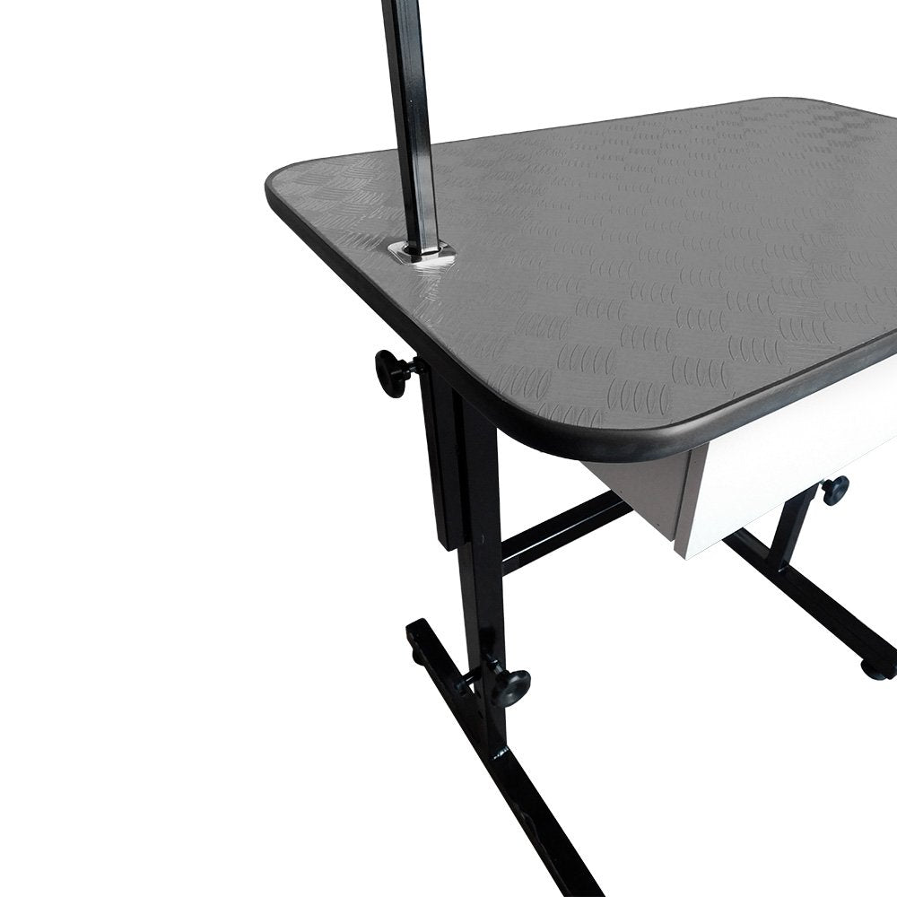 Mesa De Tosa Com Regulagem De Altura, Gavetas E Girafa 90X60 Preto - Plenitude