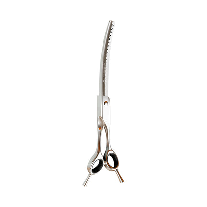Tesoura Para Tosa Profissional Tubarão Curva Chrome 440c 7” Premium – Propetz