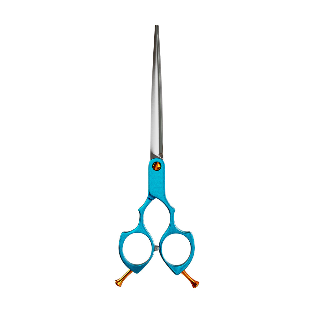 Tesoura Curva 6.5 Alumínio Propetz Akemi - Azul