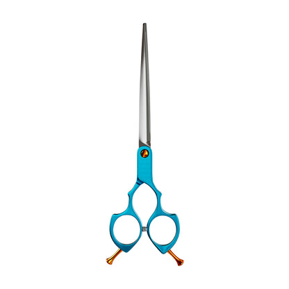 Tesoura Curva 6.5 Alumínio Propetz Akemi - Azul