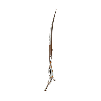 Tesoura Para Tosa Profissional Tubarão Curva Chrome 440c 7” Premium – Propetz