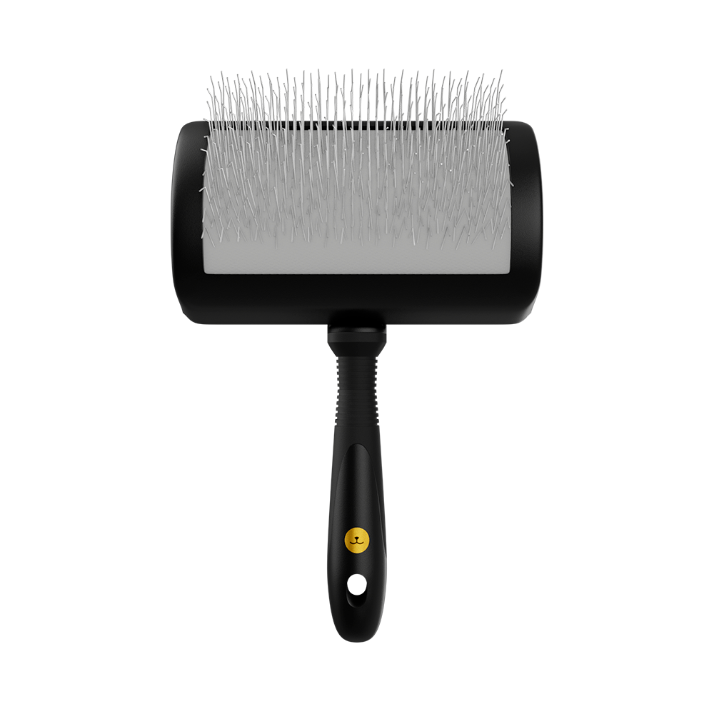 Rasqueadeira Média Curva De Pinos Longos E Macios Premium Propetz