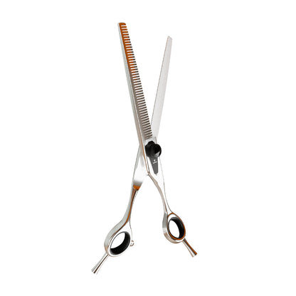 Tesoura Para Tosa Profissional Semi-Dentada Chrome 440c 7” Premium – Propetz