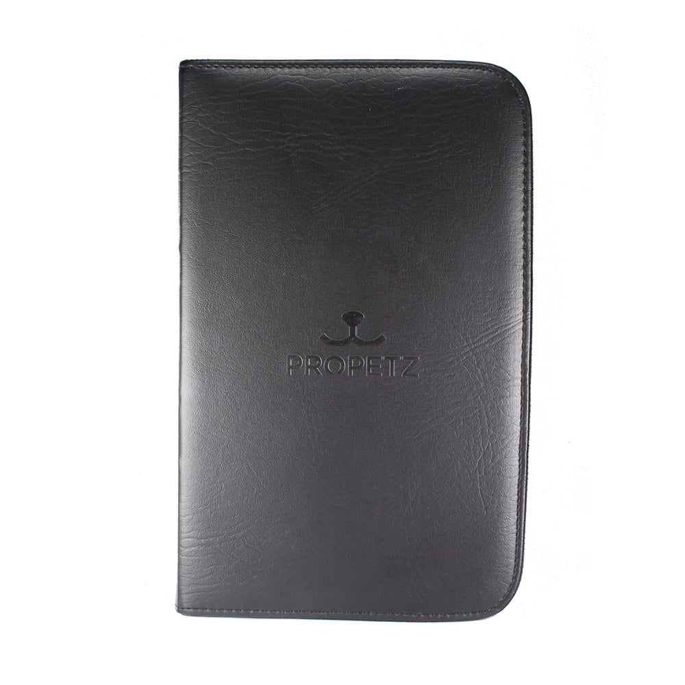 Kit 4 Tesouras Para Tosa Chrome Premium Propetz 7.5" + Estojo 4 Tesouras