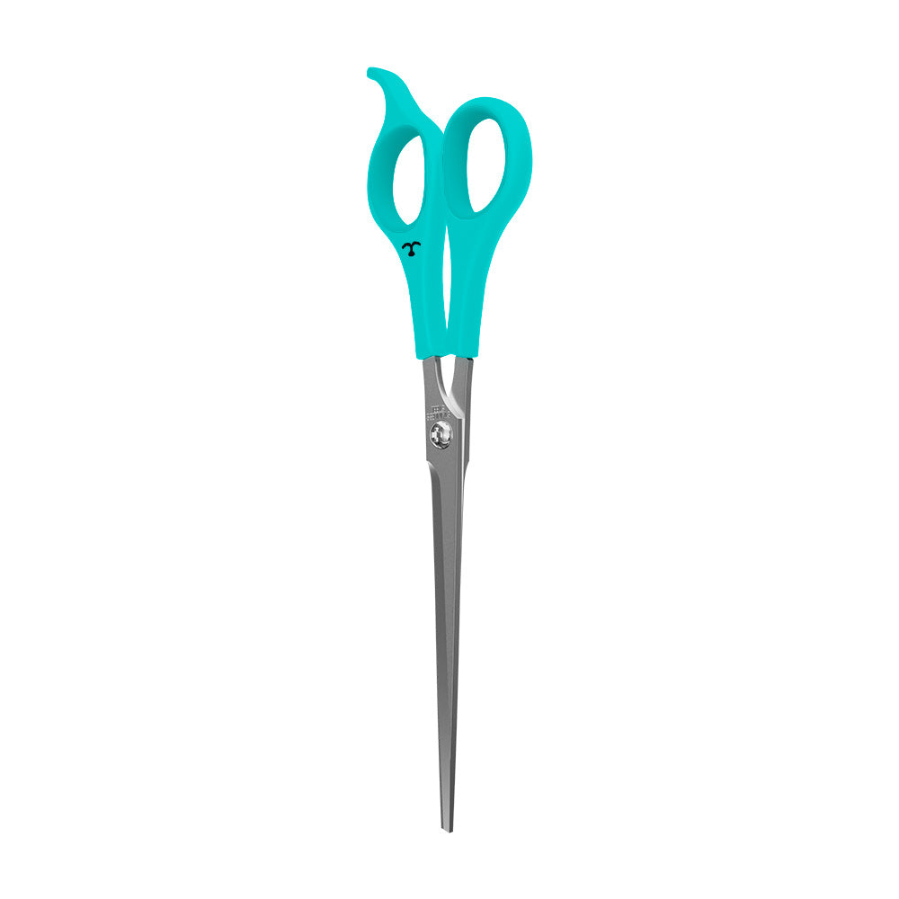 Tesoura Laser Reta 7,5" Azul Propetz