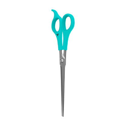 Tesoura Laser Reta 7,5" Azul Propetz