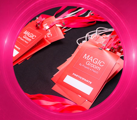 Credenciais de participante do Magic Groom