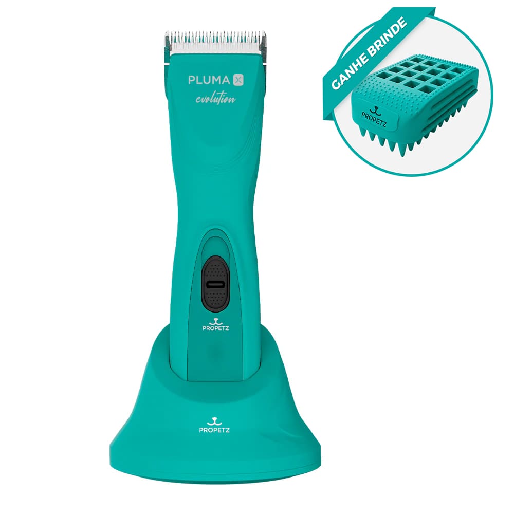 Maquina De Tosa Pluma Evolution Propetz Verde Profissional, Bivolt